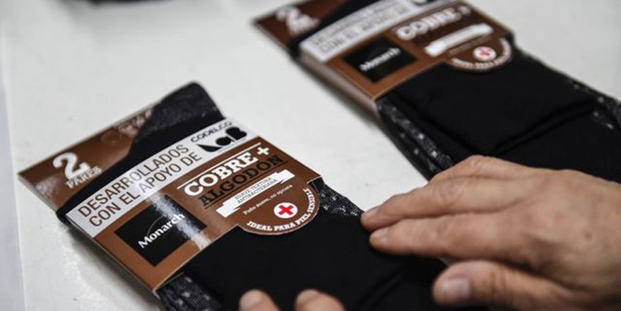 nuevos usos para el cobre: microbicida, calcetines o cremas